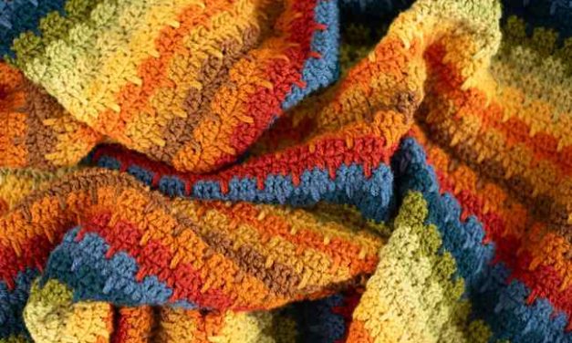 Beautiful Scrap Yarn Throw — Perfect for Stash Busting — Easy, Free Crochet Pattern!