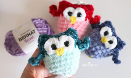 This Adorable Tiny Crochet Owl Keychain Is Fast and Easy– Free Pattern and Video Tutorial!